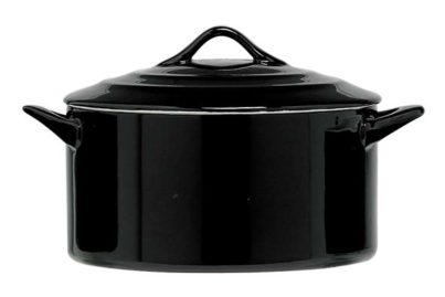 Black Ovenschaal met Deksel &nbsp;<br />&Oslash; 17 x 8 cm