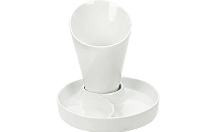 Frietzak met Onderbordje &nbsp;<br />&Oslash; 16,8 x 15,5 cm