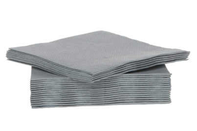 Soft-Touch Papieren Servet&nbsp;<br />25 x 25 cm · grijs