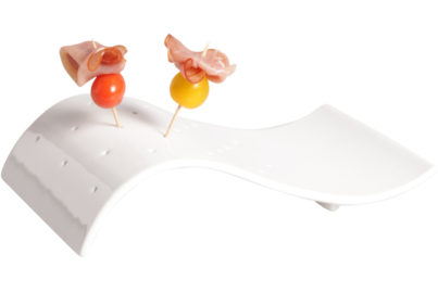 Rica Amuseschaal&nbsp;<br />22,3 x 12 x 4,8 cm · 20 gaatjes