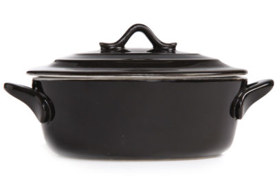 Black Ovenschaal met Deksel &nbsp;<br />13 x 10 x 5 cm