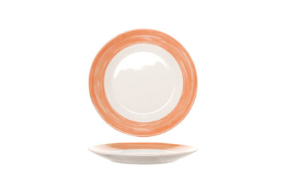 Brush Dessertbord Oranje&nbsp;<br />&nbsp;&Oslash; 19 cm