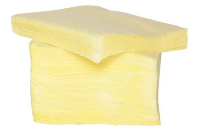 Soft-Touch Papieren Servet&nbsp;<br />25 x 25 cm · lichtgeel