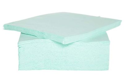 Soft-Touch Papieren Servet&nbsp;<br />38 x 38 cm · aqua