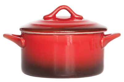 Red Ovenschaal met Deksel &nbsp;<br />&Oslash; 10 x 5 cm