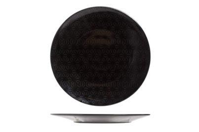 Spider Black Plat Bord &nbsp;<br />&Oslash; 27 cm