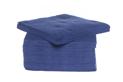 Soft-Touch Papieren Servet&nbsp;<br />25 x 25 cm · nachtblauw