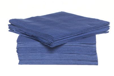 Soft-Touch Papieren Servet&nbsp;<br />38 x 38 cm · nachtblauw