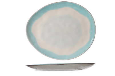 Malibu Dessertbord Ovaal&nbsp;<br />20,5 x 17,5 cm