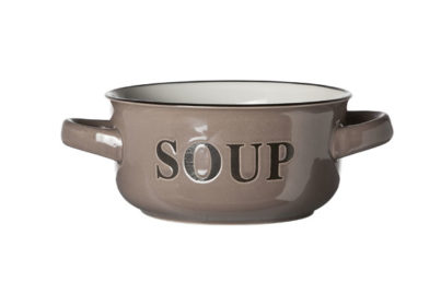 Soepkop Soup Grey 47cl&nbsp;<br />&nbsp;&Oslash; 13,5 x 6,5 cm