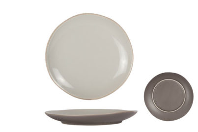 Oleada Taupe Plat Bord &nbsp;<br />&Oslash; 27 cm