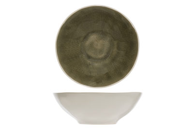 Spirit Olive Diep Bord&nbsp;<br />&nbsp;&Oslash; 19,5 x 6,5 cm