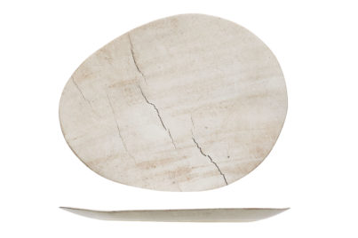 Lithos Dinerbord Ovaal&nbsp;<br />31,8 x 25 x 2 cm