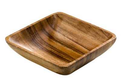 Schaaltje Acasiahout&nbsp;<br />14 x 14 cm