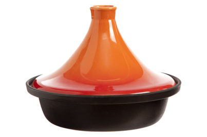 Tajine Zwart-Oranje&nbsp;<br />&nbsp;&Oslash; 25 cm · alle warmtebronnen