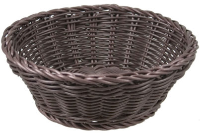 Kunststof Mandje Bruin &nbsp;<br />&Oslash; 20 x 8 cm